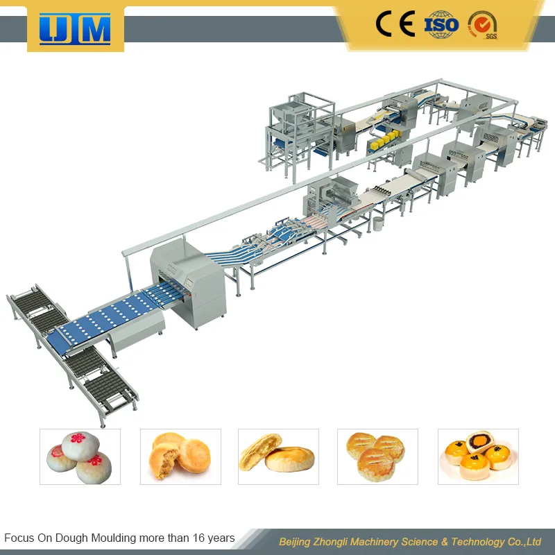 Máquina de processamento de pastelaria Heong Peng para produção de panificação